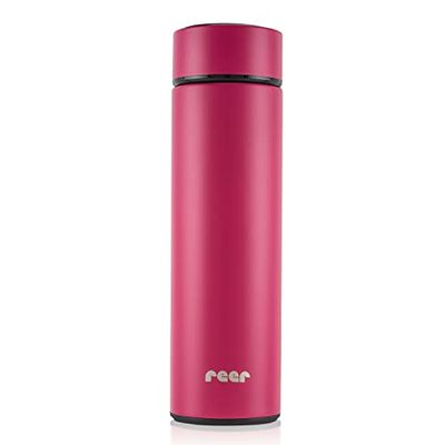 Reer Butelka termoizolacyjna ze stali nierdzewnej, jagodowa czerwień, 450 ml