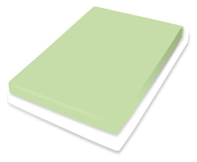 Bassetti bäddmadrass resårlakan uni citron W0/323 av bomull och elastan i färgen lime, mått: 140 cm x 200 cm, 160 cm x 220 cm, 9302399