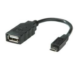 Nilox RO11.02.8311 cavo di interfaccia e adattatore Micro-USB B USB 2.0 A Nero