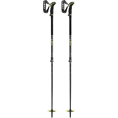 Leki Bastoncini da Sci Guide 2, Black-Neonyellow-Dk Anthracite, 110-150cm