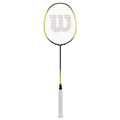 Wilson Unisex - Adulto Fierce - Racchetta da badminton Gold/White, 4