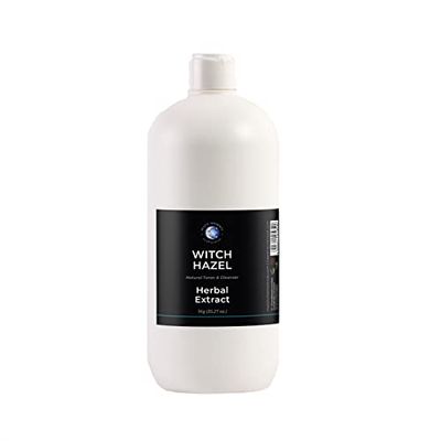Mystic Moments | Witch Hazel Liquid | INCI: Hamamelis Virginiana – Alcohol | Natural Skin Toner | Astringent & Soothing Extract | Cosmetic Grade | Oil & Problem Skin Care | 1Kg