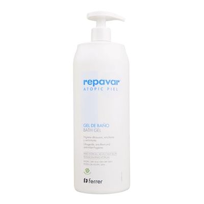 Repavar Atopic Pele - gel de banho ultramacio e anti-irritante - alivia a coceira e fortalece a barreira utânica atacada, para peles atópicas, secas e muito secas, 750 ml