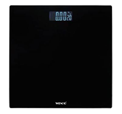 WENKO, Vetro, 28 x 2.2 x 28 cm, Nero