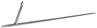 SEAC Asta Tahitiana Inox per Pesca Subacquea, Ø 6.5 mm, Trazione 750N/mm2, Argento, Ø 6.5 x 140