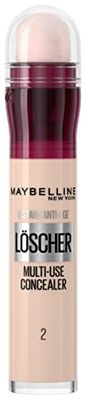 Maybelline New York Concealer, Instant Anti-Age Effect Concealer, Eraser with Micro Eraser Applicator, No. 02 Nude, 6.8 ml