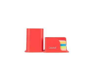 Colourbook Bloom pennenkoker met bureau-plank, 400 pagina's (Hibiscus)