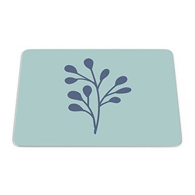 Bonamaison, Tappetino per mouse rettangolare, con stampa digitale, antiscivolo, per ufficio e casa, dimensioni: 22 x 18 cm