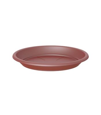 Artevasi Soucoupe Ronde pour Pot de Fleurs 11,5 cm Couleur Rouge foncé