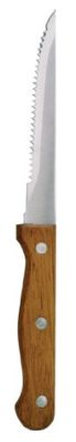 Ristorazione Apparecchio Superstore C136 coltelli da bistecca, manico in legno, colore: marrone (Confezione da 12)