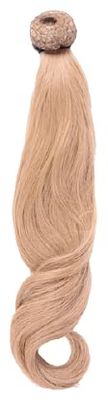BIFULL Queue de Cheval bouclée 50 cm Modèle 24B Blond Clair cendré, Noir, Estandar