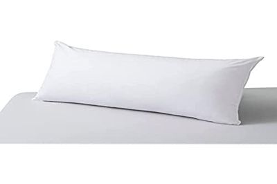 Savel - Almofada suave toque seda com capa dupla, 90 x 40 cm, firmeza alta