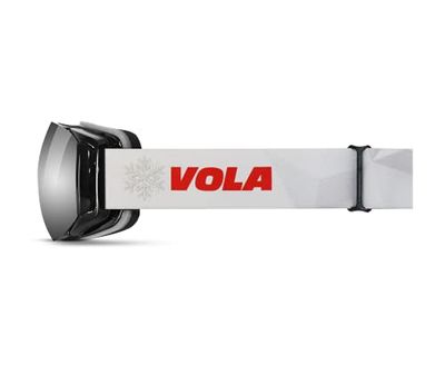 Vola Masque Zippy Snowy (Verre Silver Miroir) Adulte Unisexe, Blanc, 20