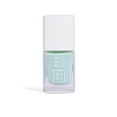 3INA MAKEUP - The Nail Polish 869 - Turquoise - Formule Longue Durée - Couleur Brillante et Lisse - Action de Séchage Rapide - Facile à Appliquer - Finition Brillante - Vegan - Cruelty Free