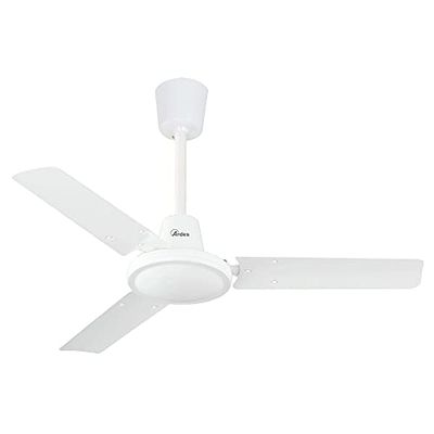 ARDES AR5A90 Ventilador de techo sin luz 3 aspas Ventilador de techo con aspas metálicas 3 Velocidades, mando de pared y diámetro 90 cm Ventilador 100 % Made in Italy