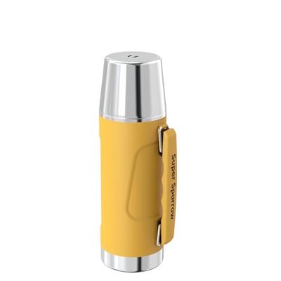 Super Sparrow Thermosfles - 750ml - RVS Waterfles BPA-vrij - Lekvrije Thermoskan, lektovrije deksel dient ook als beker voor sport en outdoor