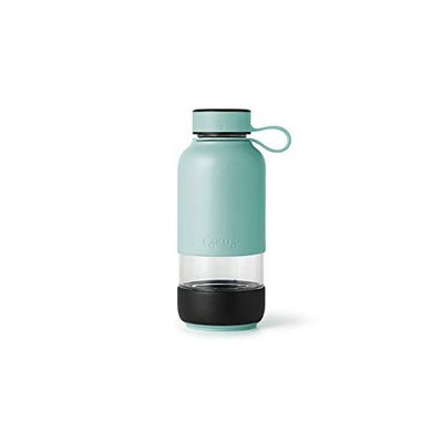Lékué To Go - Borraccia in vetro, 600 ml, colore: blu
