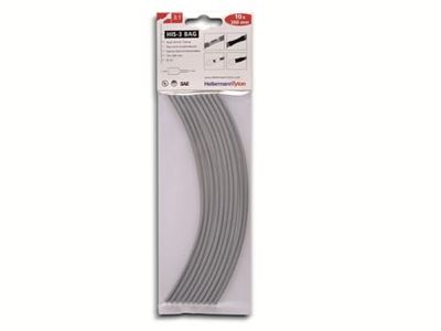 HellermannTyton 308-30313 Assortiment de Gaines thermorétractables Gris 3 mm 1 mm Taux de retreint:3:1 10 pc(s)