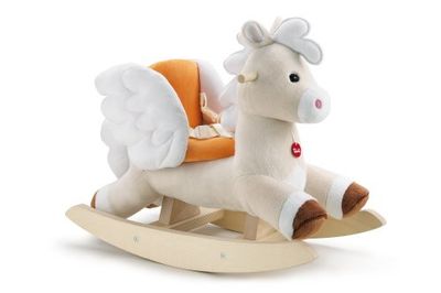 Caballo de Montar Baby Pegaso | Juguete balancín Infantil de Peluche. | Trudi | 33x53x72cm | XXL | Rocking Animals | Modelo 29711