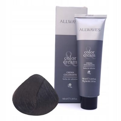 Allwaves Professionnelle Cream Color 2.0 - Colore per capelli, marrone, 1 confezione (1 x 100 ml)