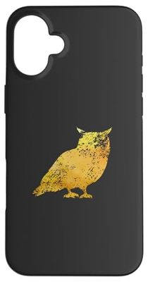 Great Horned Owl - Vintage Owl Design Case for iPhone 16 Plus