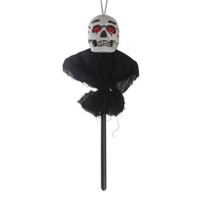 DET GAMLE APOTEK DGA - Skull w. Red Flash Eyes on Stick (7115034)