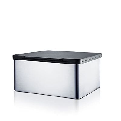 Blomus 68821 Menoto - Caja para Toallitas Húmedas, Acero Inoxidable Mate, 7.5x15x13cm