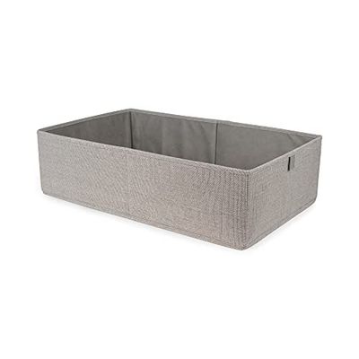 Compactor Cesto Organizer XL OXFORD in Tessuto Oxford e Cartone, Grigio