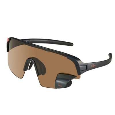 TriEye Unisex – Occhiali Sportivi Adulto 2016060020 Occhiali Sportivi Nero Taglia Unica