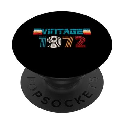 Vintage 1972 Originale Retro Vintage Birthday Limited Edition PopSockets PopGrip Intercambiabile