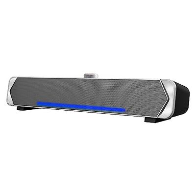 HEANTTV datorhögtalare för stationära bildskärmar, Bluetooth-högtalare för PC, soundbar Bluetooth 5.3 med kabel och USB-strömförsörjning, soundbar för PC, bärbara datorer, smartphones