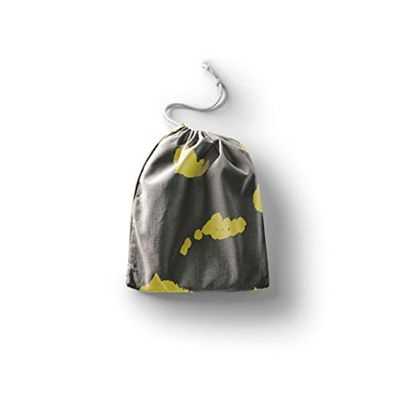 Bonamaison Printed Cotton Produce Bag with Drawstring, Reusable Grocery Bag, Biodegradable Eco-Friendly Bags, Travel Pouch, Sachet Bags, Shopping Bag, Eco Friendly, Foldable, Size: 20x30 Cm