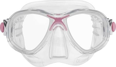 Cressi Estrela Jr Mask óculos de snorkeling, unissexo para crianças, transparente/rosa, 7-13 anos