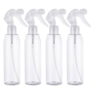ASelected 4Pcs Water Spray Bottles 200 Ml Spray Bottle Plastic Sprayers For Gardening Cleaning Air Freshening Hair Sprayer