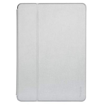 Targus Beschermhoes voor iPad 10,2 inch, iPad Air 10,5 inch en iPad Pro 10,5 inch Click-In – schokabsorberende iPad hoes – iPad Pro hoes met versterkte hoeken – zilver, THZ85011GL
