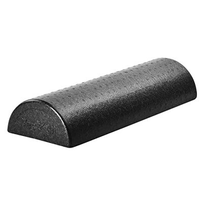 Yes4All Half Foam Roller - Rodillo Muscular Ultraligero de Alta Densidad de 45 cm de Largo para Espalda, Piernas, Entrenamientos, Gimnasio, Pilates, Fitness, Yoga