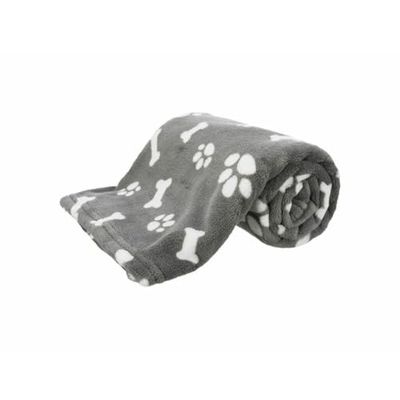 Coperta Kenny, Felpa, 75 × 50 cm, Grigio