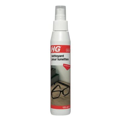 HG Nettoyant pour Lunettes - Spray Anti-Buée Nettoyant pour Lunettes, Efficace & Sans Danger pour les Revêtements de Lunettes & d'Objectifs (125 ml)