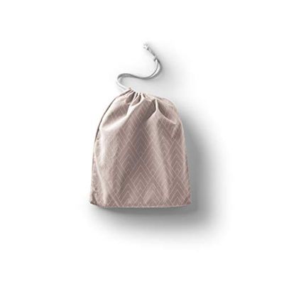 Bonamaison Impreso Algodón Bolsas con Cordón, Bolsa con Cordel para el Hogar y el Almacenamiento de Verduras, Bolso de Compras, Plegable, Ecologica, Reutilizables, Tamaño: 40x50 Cm