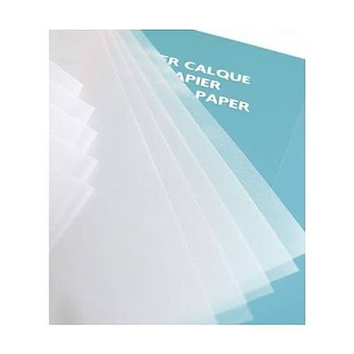 Clairefontaine Ries genomskinligt papper Förpackning 50 x 65 cm, 50 ark 50 x 65 cm/90g