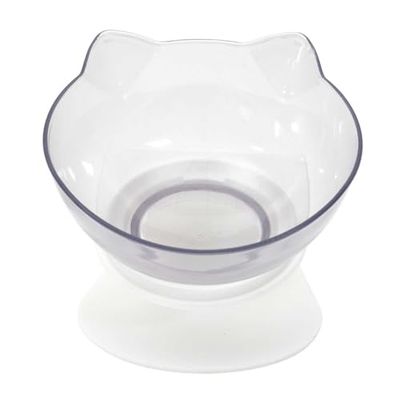 THE CONCEPT FACTORY, AN5248, Upphöjd katthuvudskål D14 cm, attraktiv och rolig design, Praktisk och enkel rengöring, Komfort för ditt djur, Mångsidighet och anpassningsförmåga