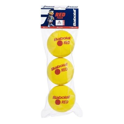 Babolat Red Foam Junior Boîte De 3 Balles