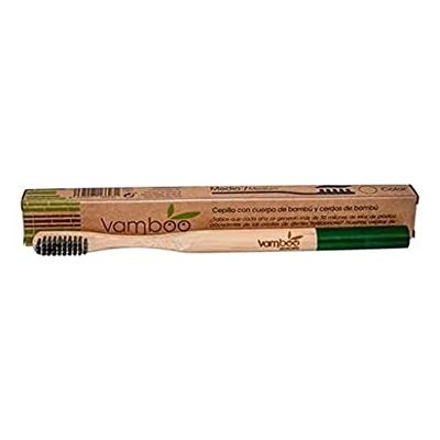 Vamboo Spazzola Bambu Bambu per bambini, morbida, arancione, 100 ml