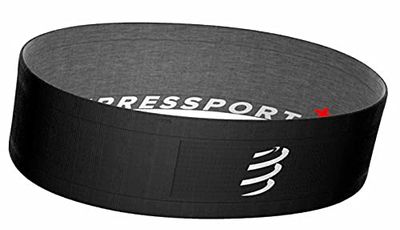 COMPRESSPORT Unisex gratis bälte Pro Cinturon de trail löpning, svart, M L UK