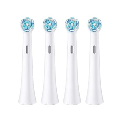 Wintem 4 cabezales de repuesto para cepillo eléctrico universales y adaptables a todos los cepillos – Ideal para una limpieza siempre eficaz con cerdas suaves y flexibles – Ideal para familias