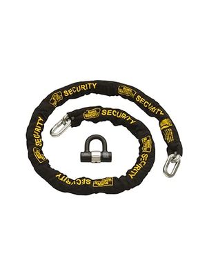 Burg-Wachter 12mm Verkocht Fiets Beveiligingsketen Diamond Lock, Zwart, 2M
