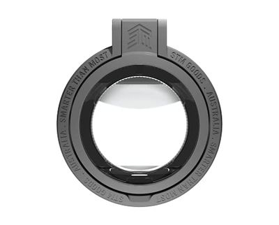 STM MagLoop STM-936-327Y-02 - Accessorio magnetico 3 in 1 per iPhone MagSafe, impugnatura ad anello, cavalletto e apribottiglie, colore: grigio