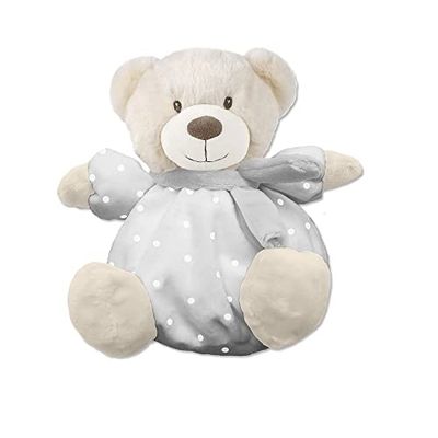 Peluche Grande Sonajero Osito gris, para bebés