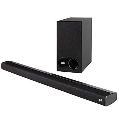 Polk Audio SIGNAS2 Soundbar con subwoofer wireless, Nero
