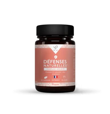 Yves Ponroy Ponroy - Complément alimentaire défenses naturelles - Complexe immunité - Vitamine D (Vitamine D3 naturelle), Zinc, resvératrol - 90 capsules - Fabriqué en France